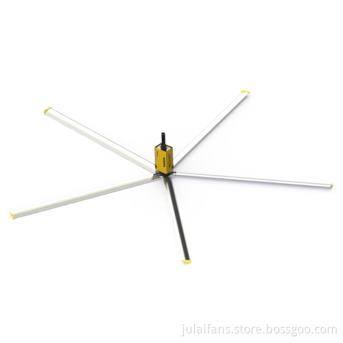 Commercial use of industrial suspension electric fans